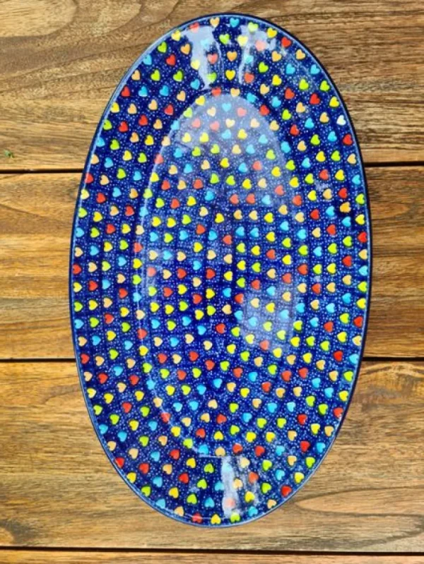 Platte, 35 x 21 cm, Träume, BSN A-1022^Bunzlauer Keramik Online