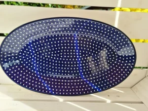 Platte, 35 x 21 cm, Unikat 22^Bunzlauer Keramik New