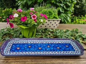 Platte, 41,5 x 14,5 cm, Unikat 4 - BSN m-5293^Bunzlauer Keramik Online