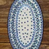 Platte, 35 x 21 cm, Winter Garden, BSN J-1929^Bunzlauer Keramik Outlet