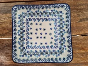 Platte, 21 x 21 cm, Winter Garden - BSN J-3082^Bunzlauer Keramik Fashion