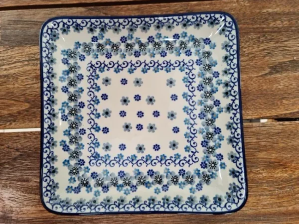 Platte, 21 x 21 cm, Winter Garden - BSN J-3082^Bunzlauer Keramik Fashion