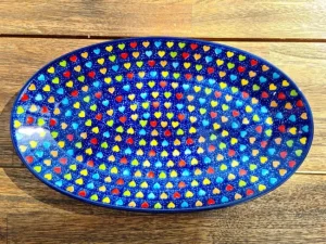 Platte, 29 x 18 cm,Träume, BSN A-1073^Bunzlauer Keramik Clearance