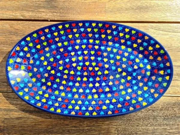 Platte, 29 x 18 cm,Träume, BSN A-1073^Bunzlauer Keramik Clearance