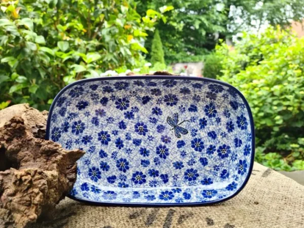 Platte, 26 x 16 x 3 cm, 900 ml, Dragonfly, BSN A-0970^Bunzlauer Keramik Fashion