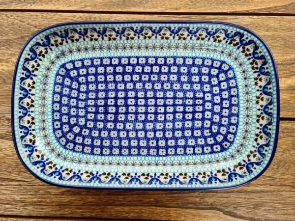 Platte, 26 x 16 x 3 cm, 900 ml, Marrakesch, BSN A-0643^Bunzlauer Keramik Clearance