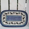 Platte, 26 x 16 x 3 cm, 900 ml, Pferde^Bunzlauer Keramik Sale