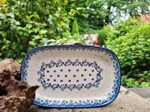 Platte, 26 x 16 x 3 cm, 900 ml, Royal Blue, BSN A-0801^Bunzlauer Keramik Outlet