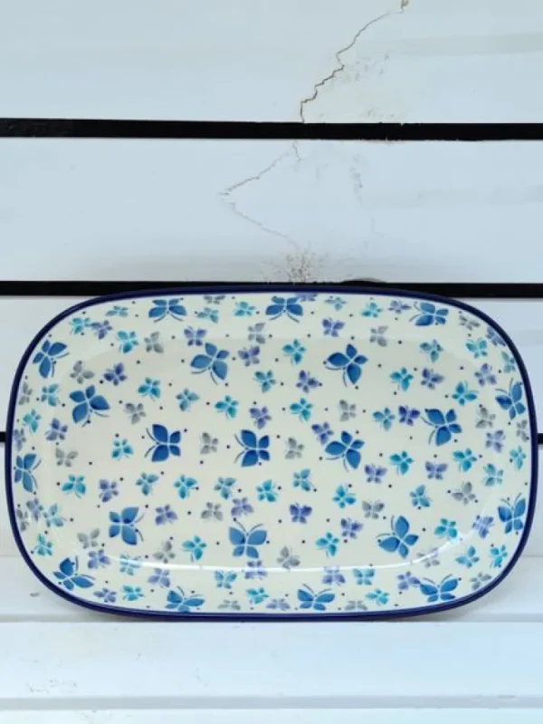 Platte, 26 x 16 x 3 cm, 900 ml, Tradition 37^Bunzlauer Keramik New