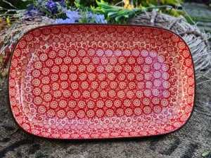 Platte, 26 x 16 x 3 cm, Dekor 2691V^Bunzlauer Keramik Best