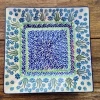 Platte, 25 x 25 x 3 cm, Forget me not, BSN J-4610^Bunzlauer Keramik Clearance
