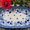 Platte, 26 x 16 x 3 cm, Garden of Joy^Bunzlauer Keramik New