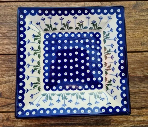 Platte, 25 x 25 x 3 cm, Tradition 11, BSN 7472^Bunzlauer Keramik Best