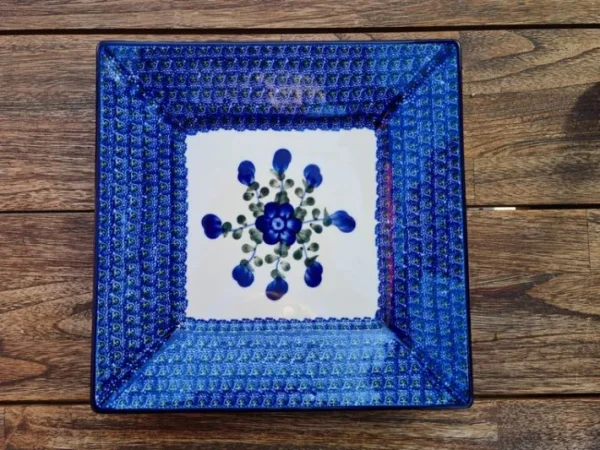 Platte, 25 x 25 x 3 cm, Tradition 9, BSN 7474^Bunzlauer Keramik Best