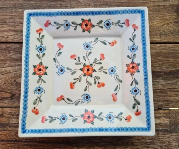 Platte, 25 x 25 x 3 cm, Tradition 53, BSN C027^Bunzlauer Keramik Best