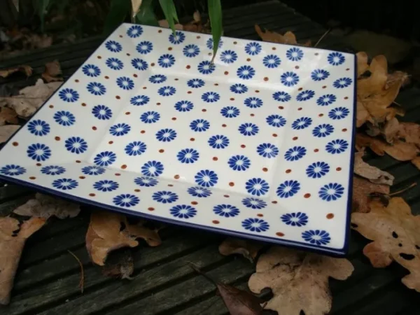 Platte, 25 x 25 x 3 cm, Tradition 39, BSN C026^Bunzlauer Keramik Fashion