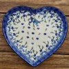 Platte in Herzform, 23 x 22 cm, Vogel Ivy^Bunzlauer Keramik Best