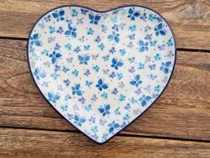 Platte in Herzform, 23 x 22 cm, Tradition 37^Bunzlauer Keramik Fashion