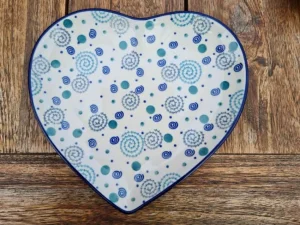 Platte in Herzform, 23 x 22 cm, Tradition 36^Bunzlauer Keramik Fashion