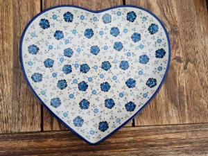 Platte in Herzform, 23 x 22 cm, Tradition 34, BSN J-838^Bunzlauer Keramik Hot