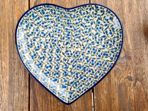 Platte in Herzform, 23 x 22 cm, Tradition 32, BSN J-191^Bunzlauer Keramik Online