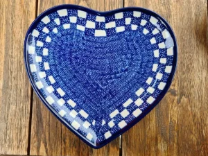 Platte in Herzform, 23 x 22 cm, Tradition 27 - BSN 30137^Bunzlauer Keramik Outlet