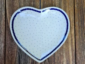 Platte in Herzform, 23 x 22 cm, Tradition 26- BSN 30136^Bunzlauer Keramik Online