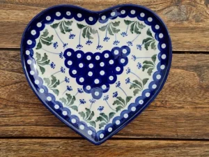 Platte in Herzform, 23 x 22 cm, Tradition 11 - BSN 4851^Bunzlauer Keramik Discount