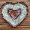 Platte in Herzform, 23 x 22 cm, Unikat 1 - BSN 21109^Bunzlauer Keramik Fashion