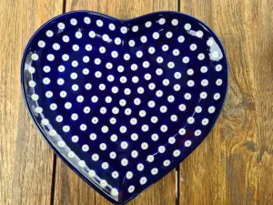 Platte in Herzform, 23 x 22 cm, Tradition 5, BSN 4858^Bunzlauer Keramik New