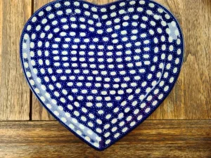 Platte in Herzform, 23 x 22 cm, Tradition 4 - BSN 4855^Bunzlauer Keramik Hot