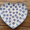 Platte in Herzform, 23 x 22 cm, Tradition 39^Bunzlauer Keramik Clearance