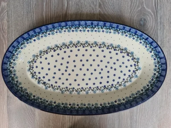 Platte, oval, 45,5 x 27 cm, Fleur Delicate, BSN J-1924^Bunzlauer Keramik Discount