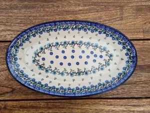 Platte, oval, 29,5 x 18 cm, Royal Blue, BSN A-0792^Bunzlauer Keramik Hot