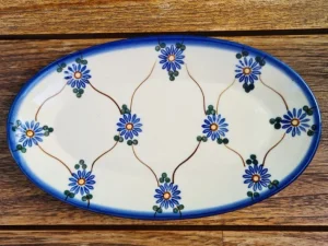 Platte, oval, 21 x 13 cm, Tradition 8- BSN 2612^Bunzlauer Keramik Discount