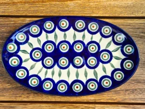 Platte, oval, 21 x 13 cm, Tradition 10 - BSN 1043^Bunzlauer Keramik Discount