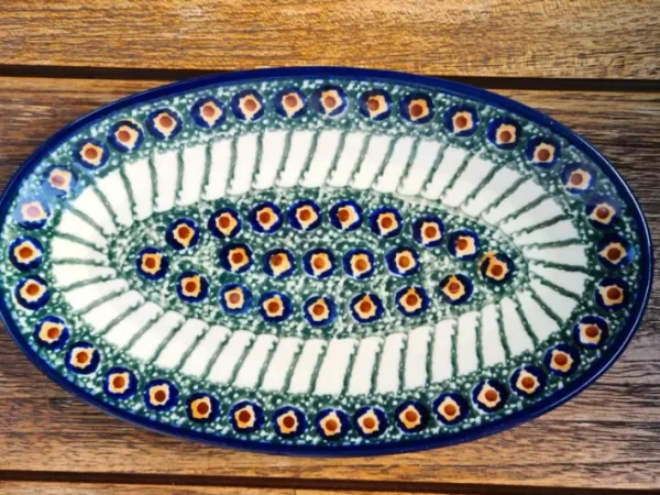 Platte, oval, 21 x 13 cm, Tradition 1 - BSN 2147^Bunzlauer Keramik Online