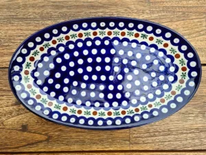 Platte, oval, 29,5 x 18 cm, Tradition 6 - BSN 10598^Bunzlauer Keramik Hot