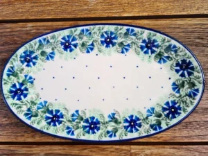 Platte, oval, 21 x 13 cm, Tradition 7- polonaise poterie - BSN 1817^Bunzlauer Keramik Best