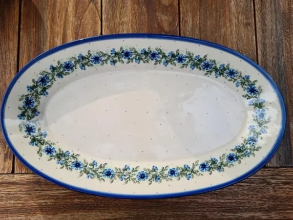 Platte, oval, 45,5 x 27 cm, Tradition 7 - polish pottery - BSN 60110^Bunzlauer Keramik Outlet