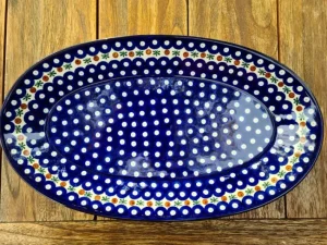 Platte, oval, 45,5 x 27 cm, Tradition 6 -BSN 0126^Bunzlauer Keramik Hot