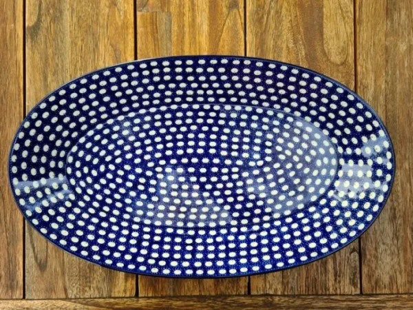 Platte, oval, 45,5 x 27 cm, Tradition 4, BSN 0283^Bunzlauer Keramik Fashion