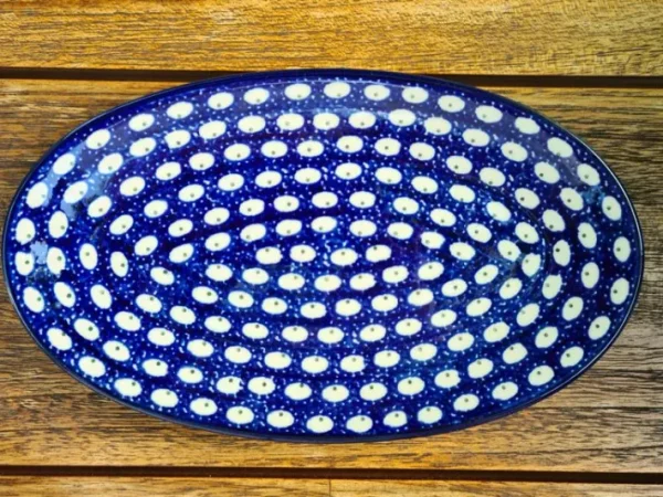 Platte, oval, 21 x 13 cm, Tradition 4 - polish pottery - BSN 2573^Bunzlauer Keramik Outlet