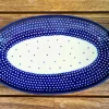 Platte, oval, 21 x 13 cm, Unikat 18 - polish pottery - BSN 10463^Bunzlauer Keramik Outlet