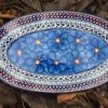 Platte, oval, 35,5 x 21 cm, Unikat 4, BSN J-3502^Bunzlauer Keramik Fashion