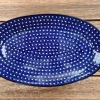 Platte, oval, 29,5 x 18 cm, Unikat 22 - BSN 10575^Bunzlauer Keramik Clearance