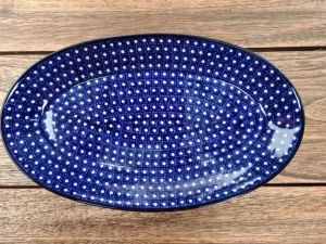 Platte, oval, 29,5 x 18 cm, Unikat 22 - BSN 10575^Bunzlauer Keramik Clearance