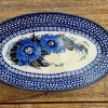 Platte, oval, 29,5 x 18 cm, Unikat 2 - BSN 10579^Bunzlauer Keramik New