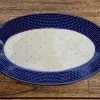 Platte, oval, 29,5 x 18 cm, Unikat 18, BSN 10576^Bunzlauer Keramik Fashion