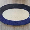 Platte, oval, 45,5 x 27 cm, Unikat 18, BSN 14890^Bunzlauer Keramik Outlet